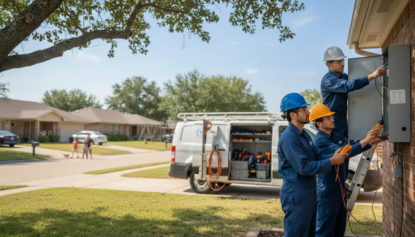 Certified electrician providing emergency electrical services in Clermont, GA